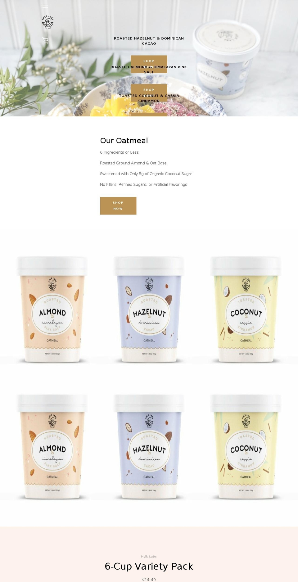 Webinopoly Theme Shopify theme site example mylklabs.com