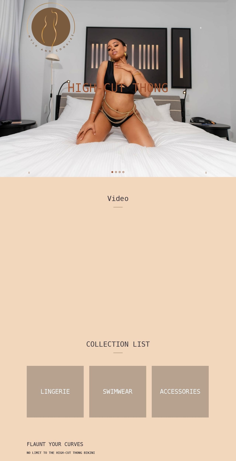 mylkncookiez.com shopify website screenshot