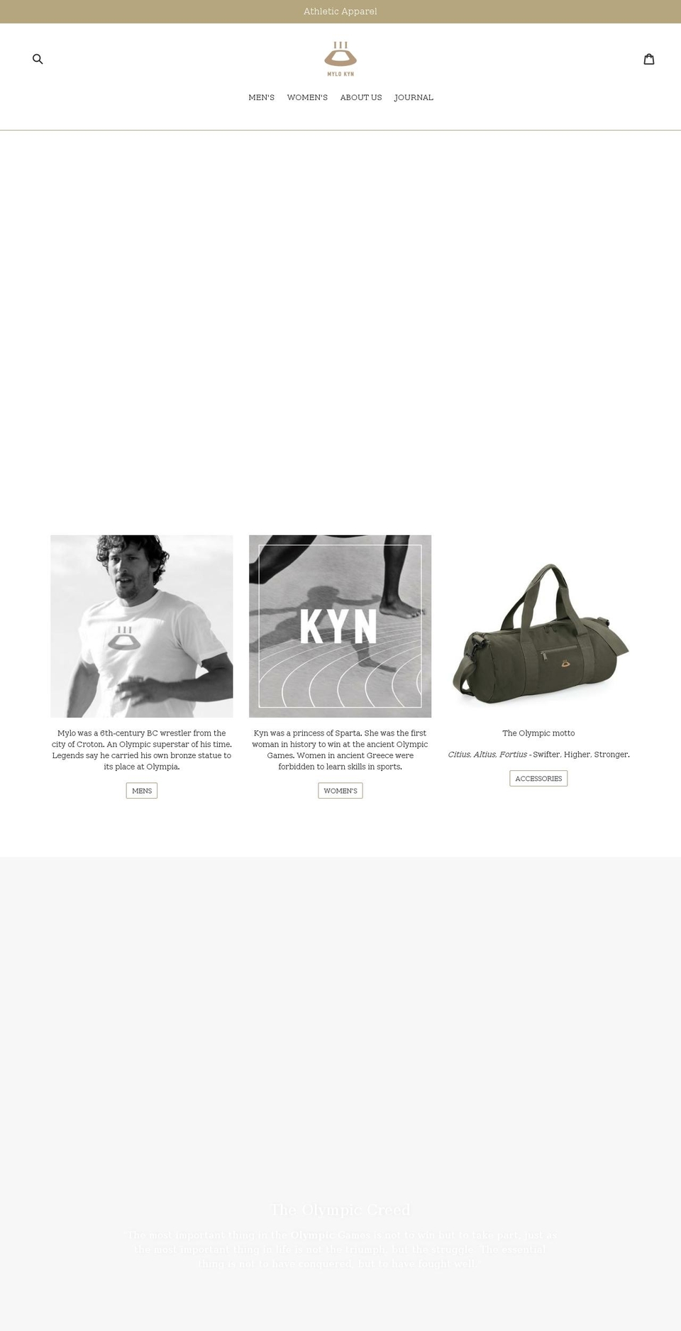mylokyn.com — Shopify storefront screenshot