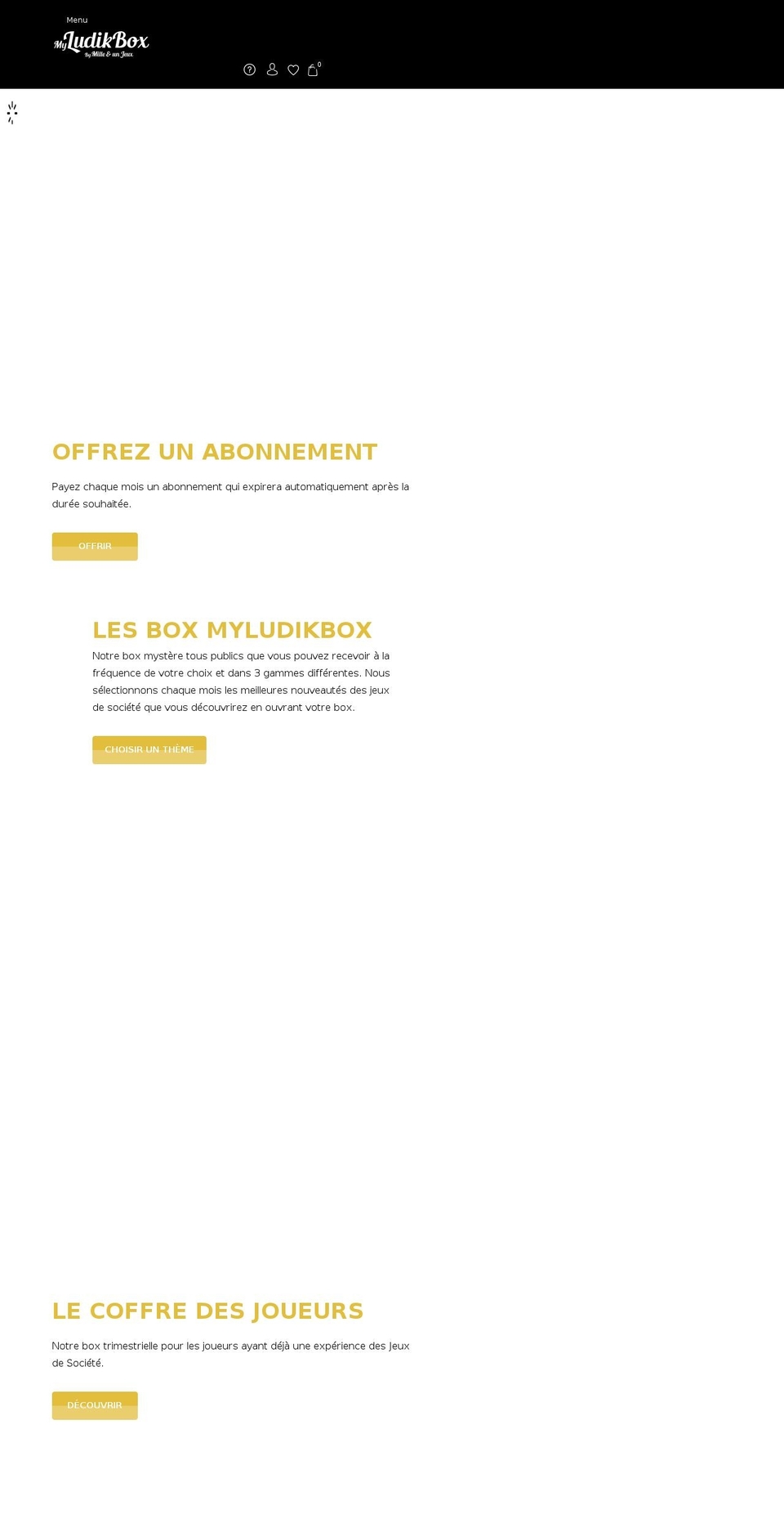 myludikbox.fr shopify website screenshot