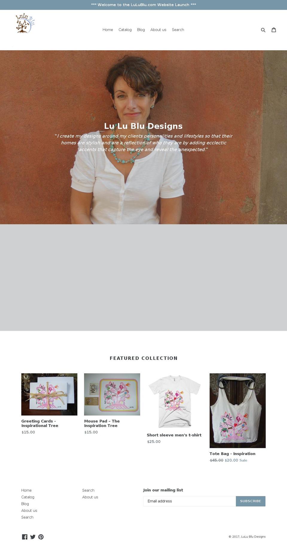 mylulublu.com shopify website screenshot