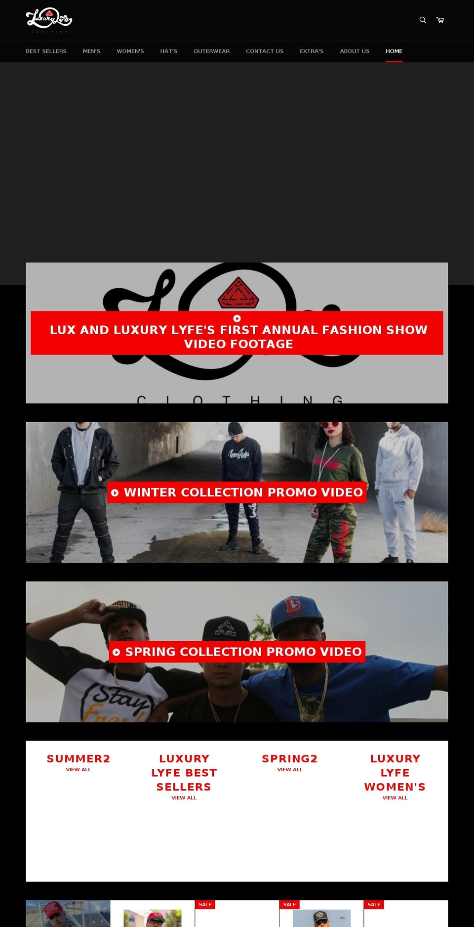 myluxurylyfe.com shopify website screenshot