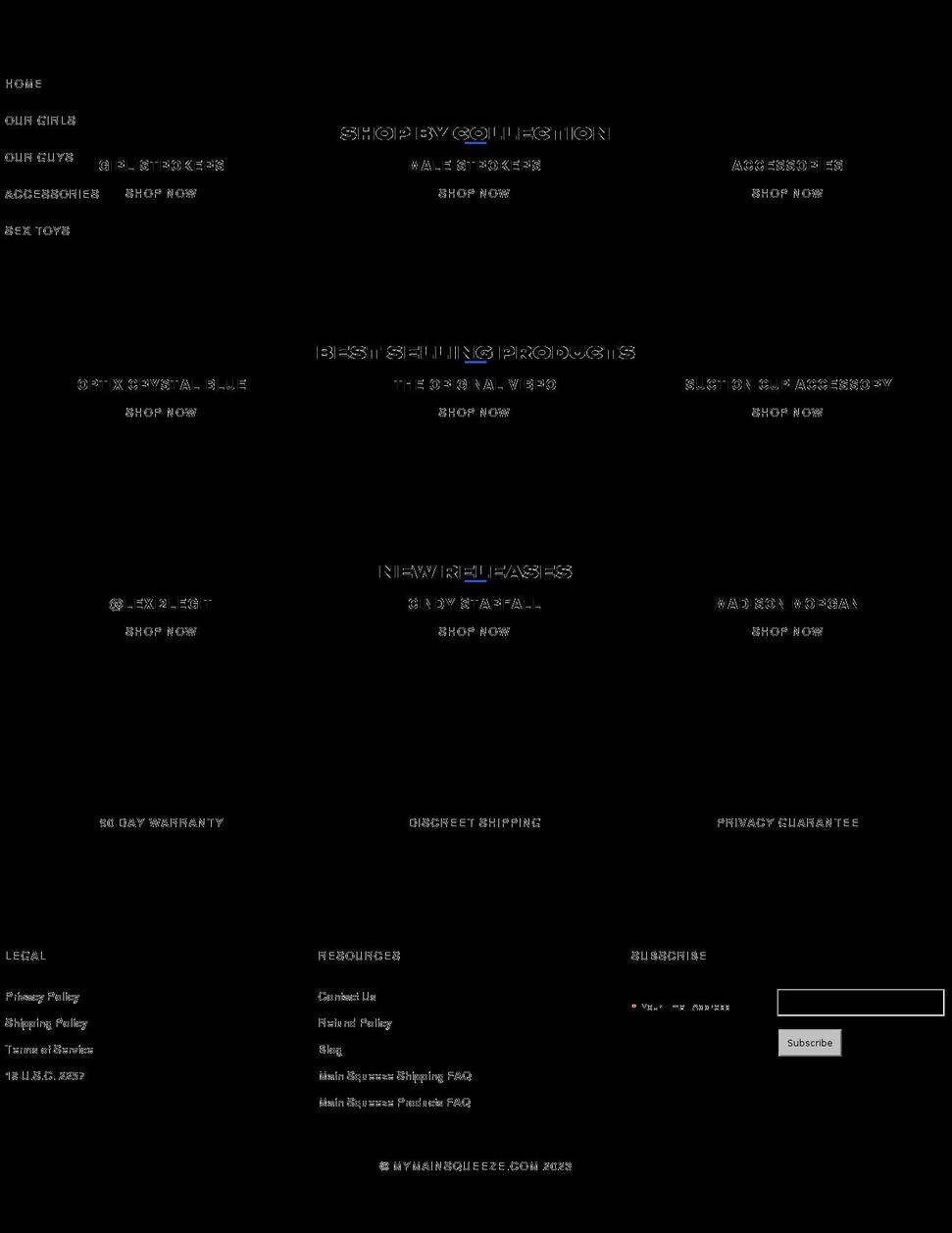 mymainsqueeze.com shopify website screenshot