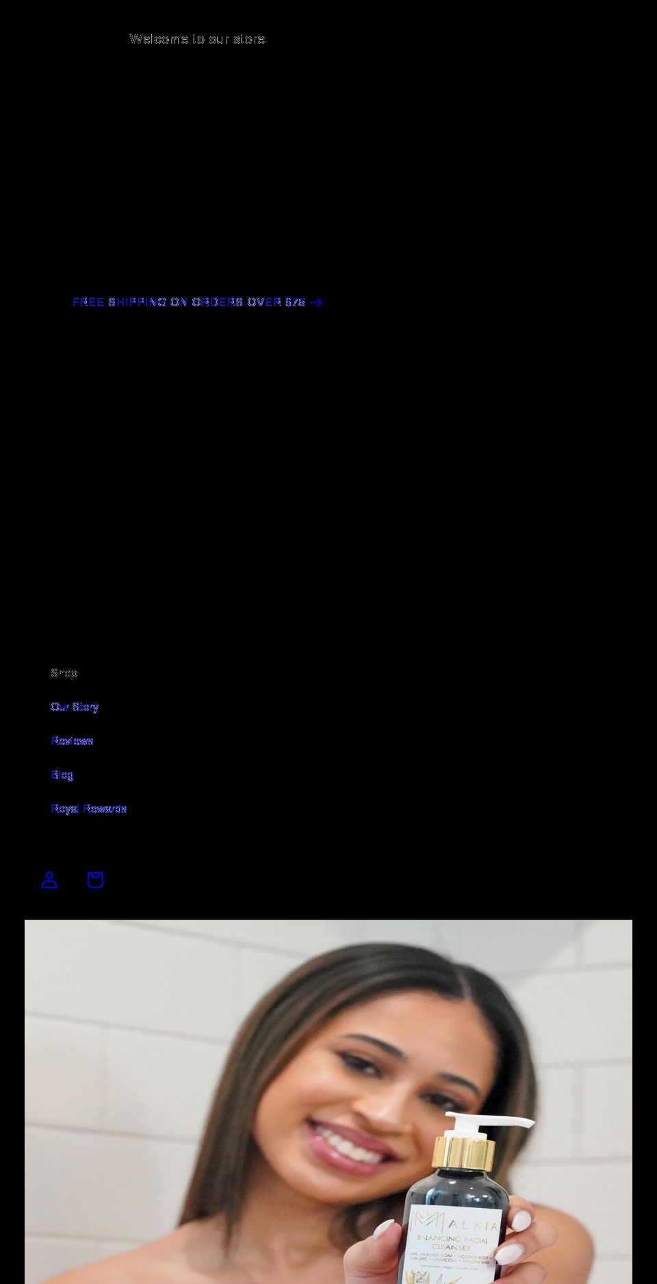 mymalkia.com shopify website screenshot