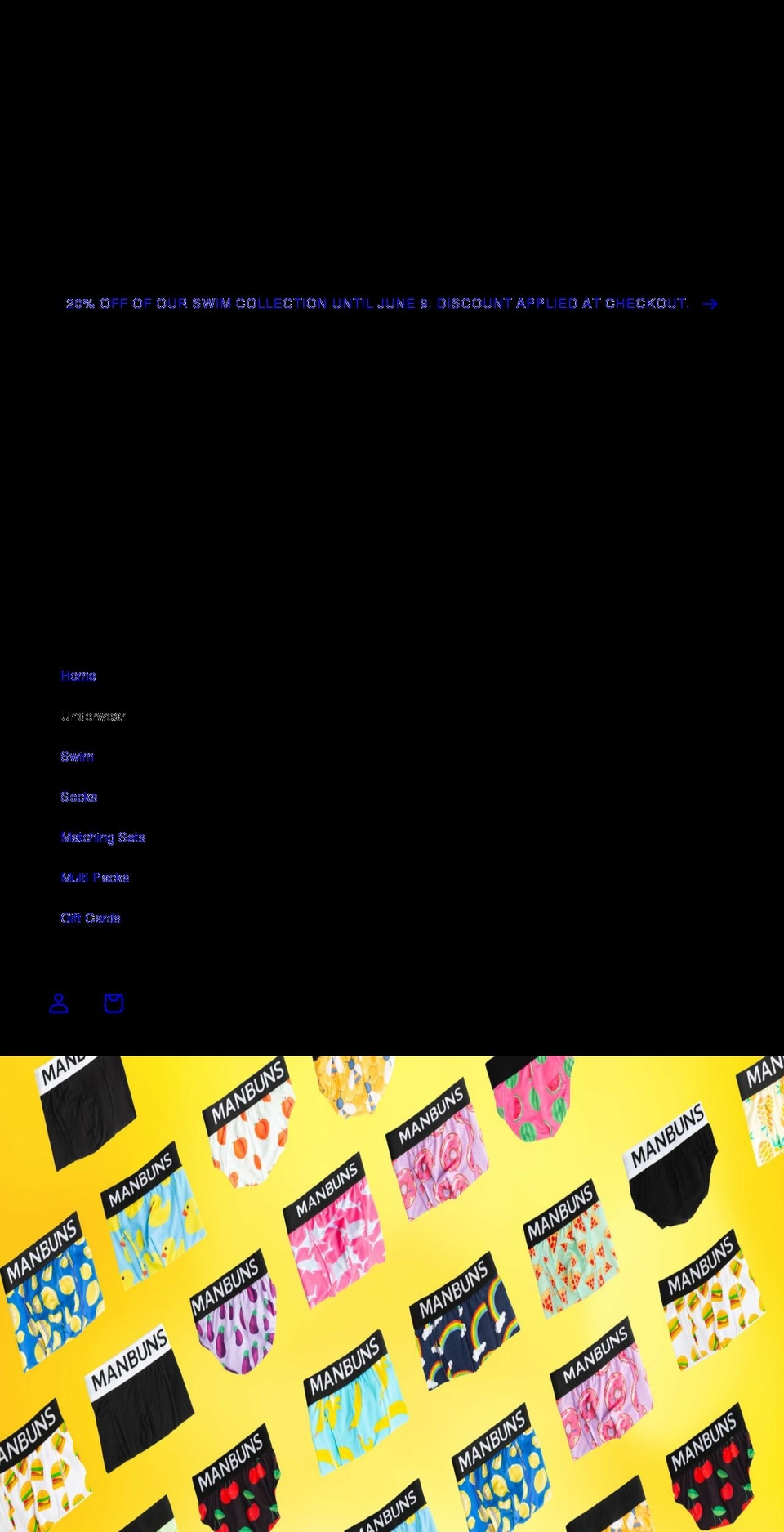 mymanbuns.com shopify website screenshot