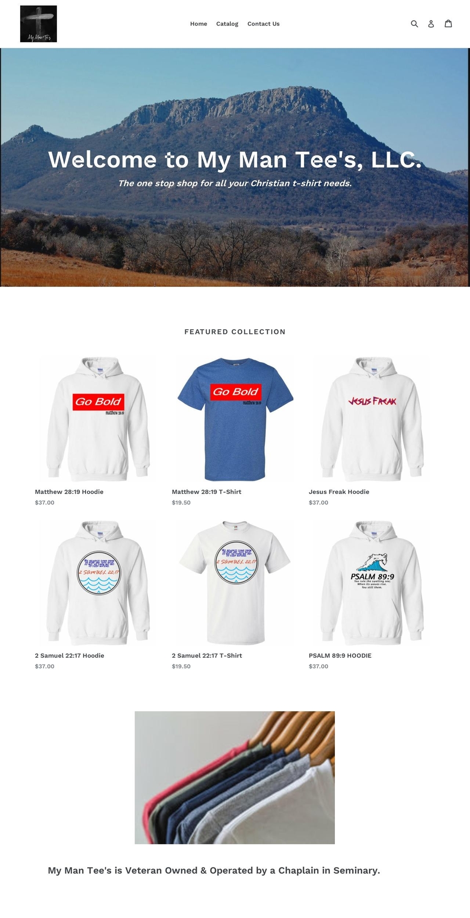 mymantees.com — Shopify storefront screenshot