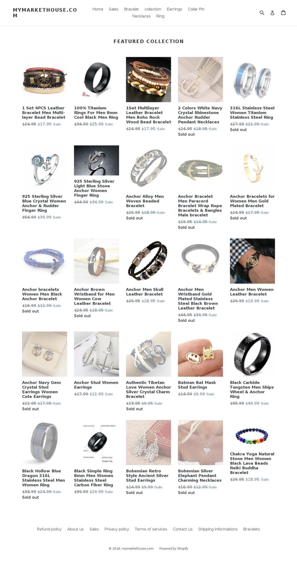 mymarkethouse.com — Shopify storefront screenshot