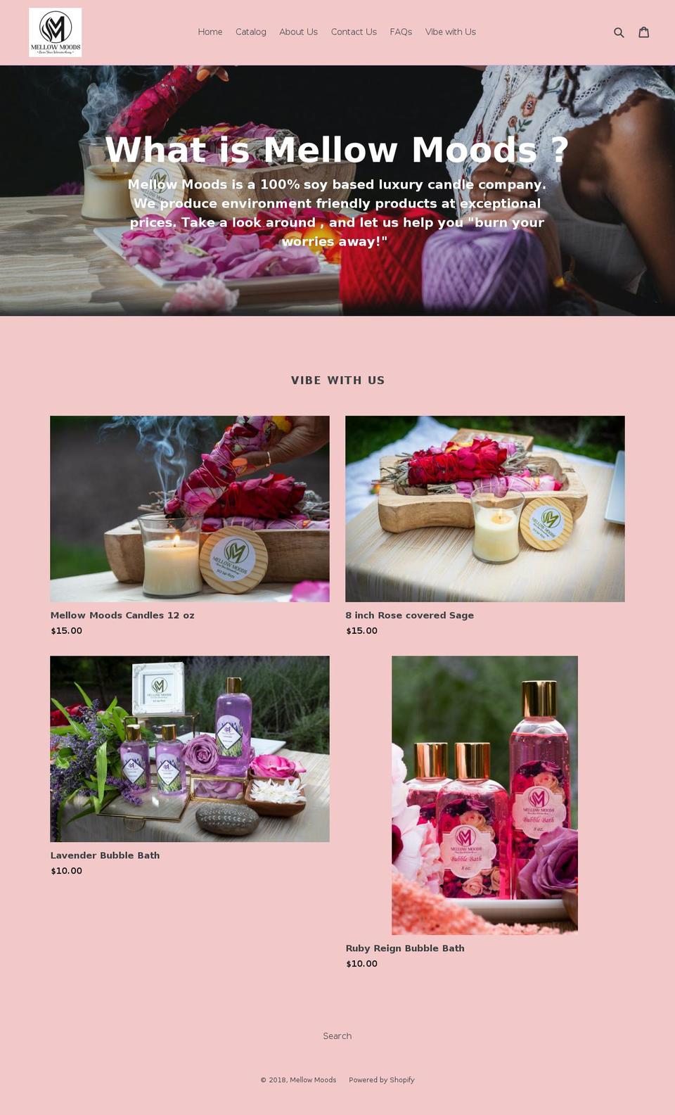 mymellowmoods.com — Shopify storefront screenshot