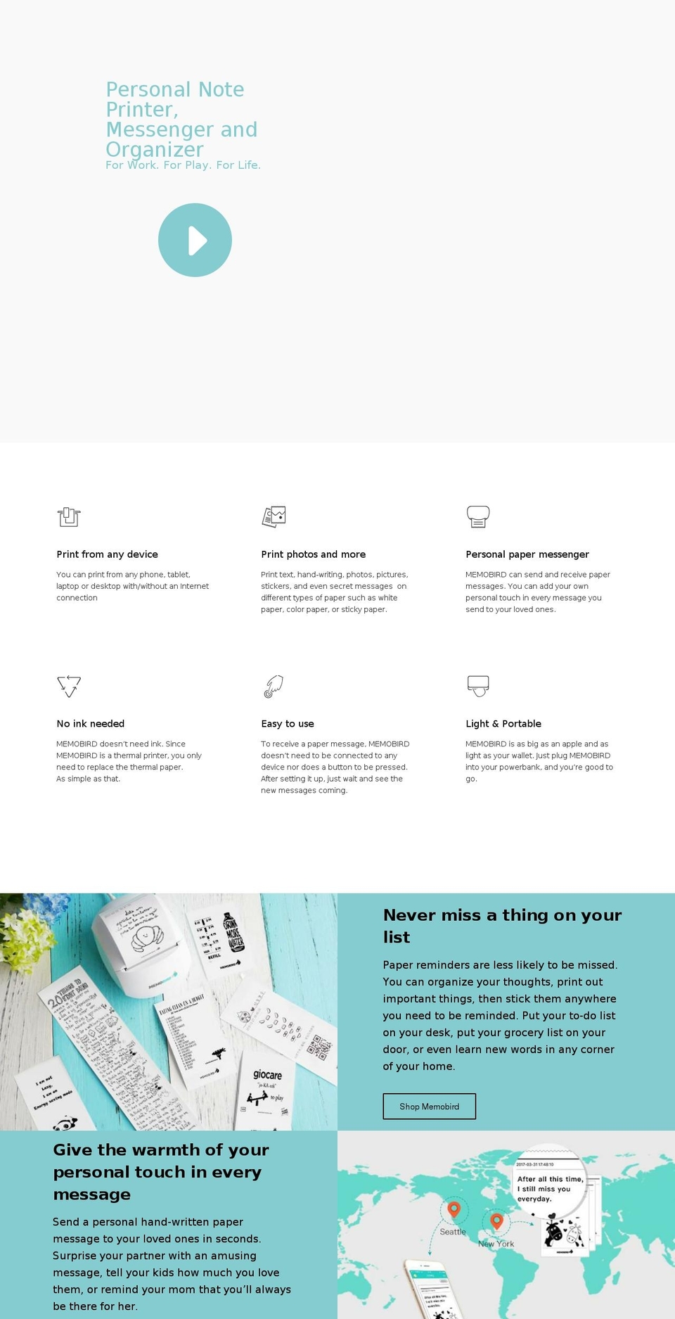mymemobird.com shopify website screenshot