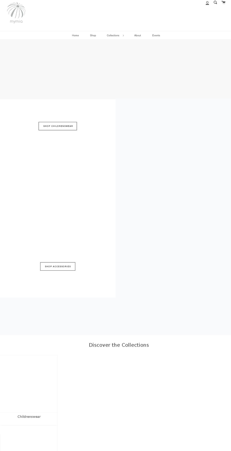mymia.co.uk shopify website screenshot