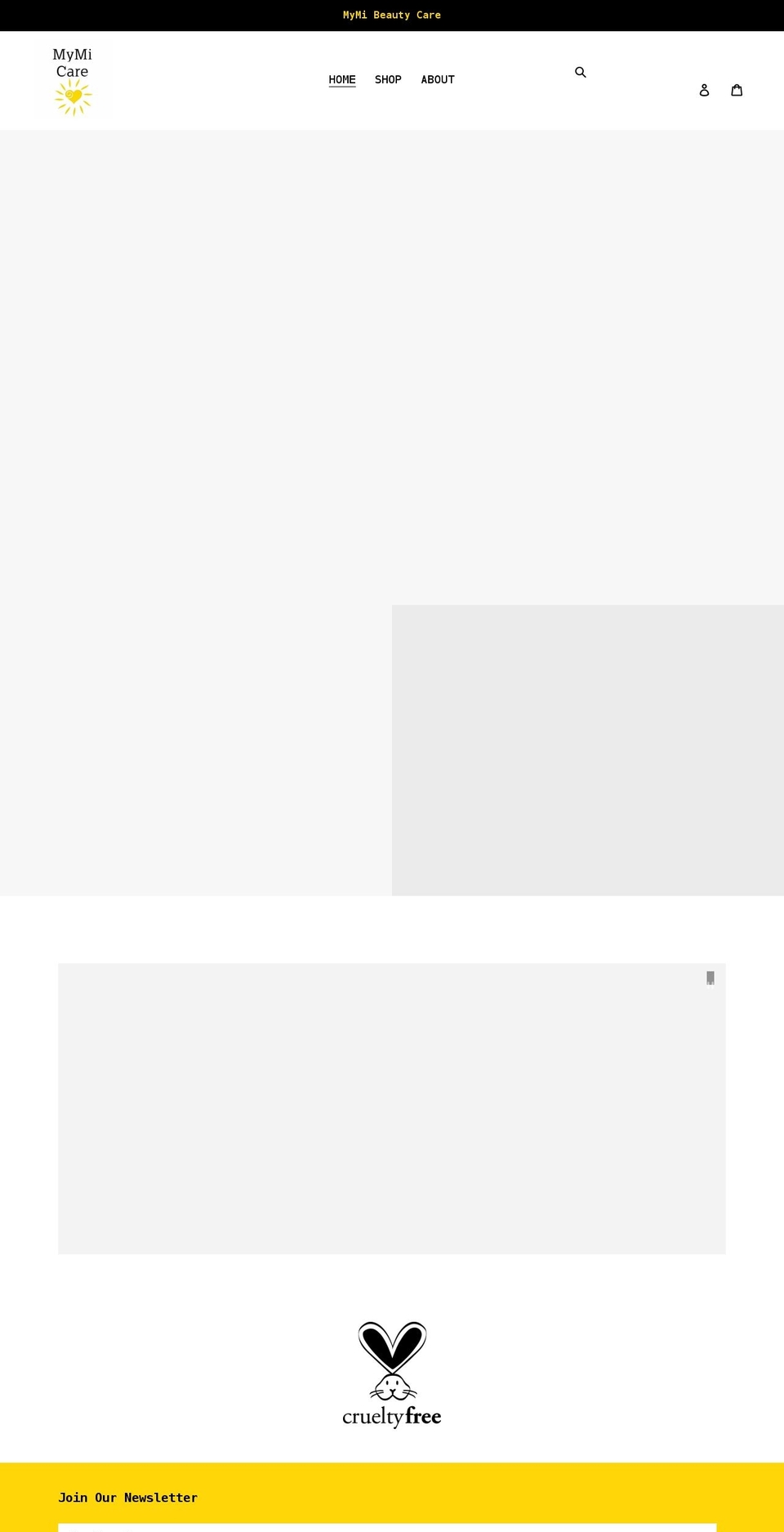 mymibeautycare.com shopify website screenshot