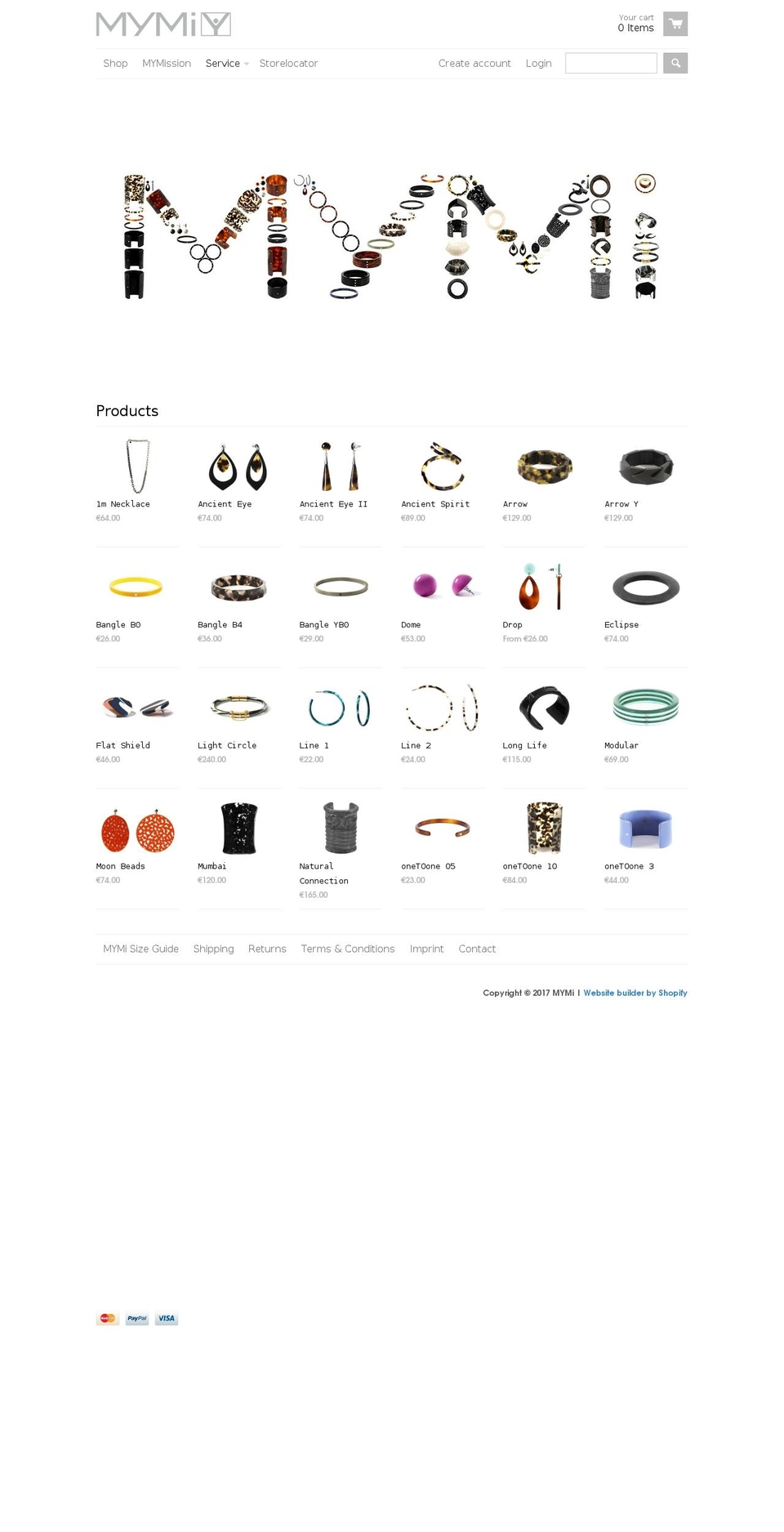 mymibox.com shopify website screenshot