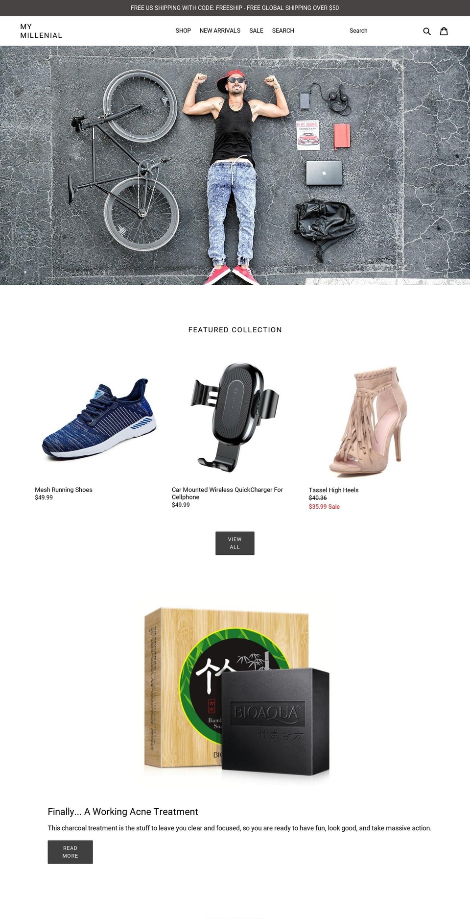 mymillenial.com — Shopify storefront screenshot