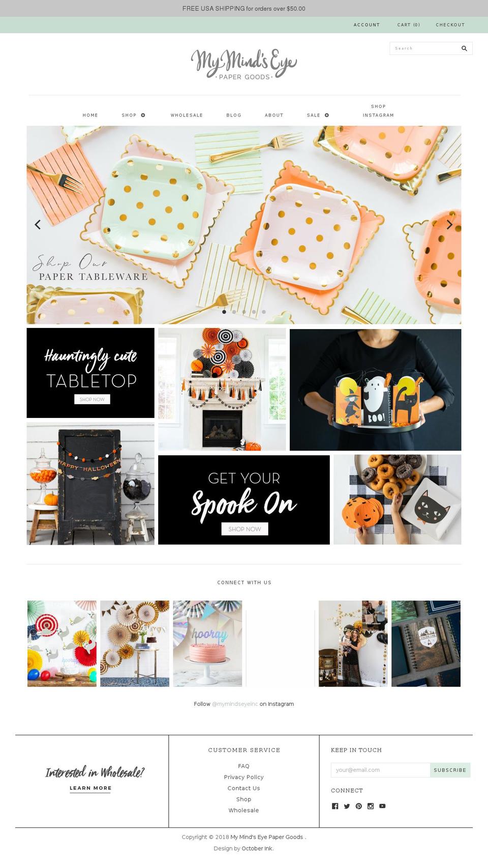 mymindseyeinc.com — Shopify storefront screenshot