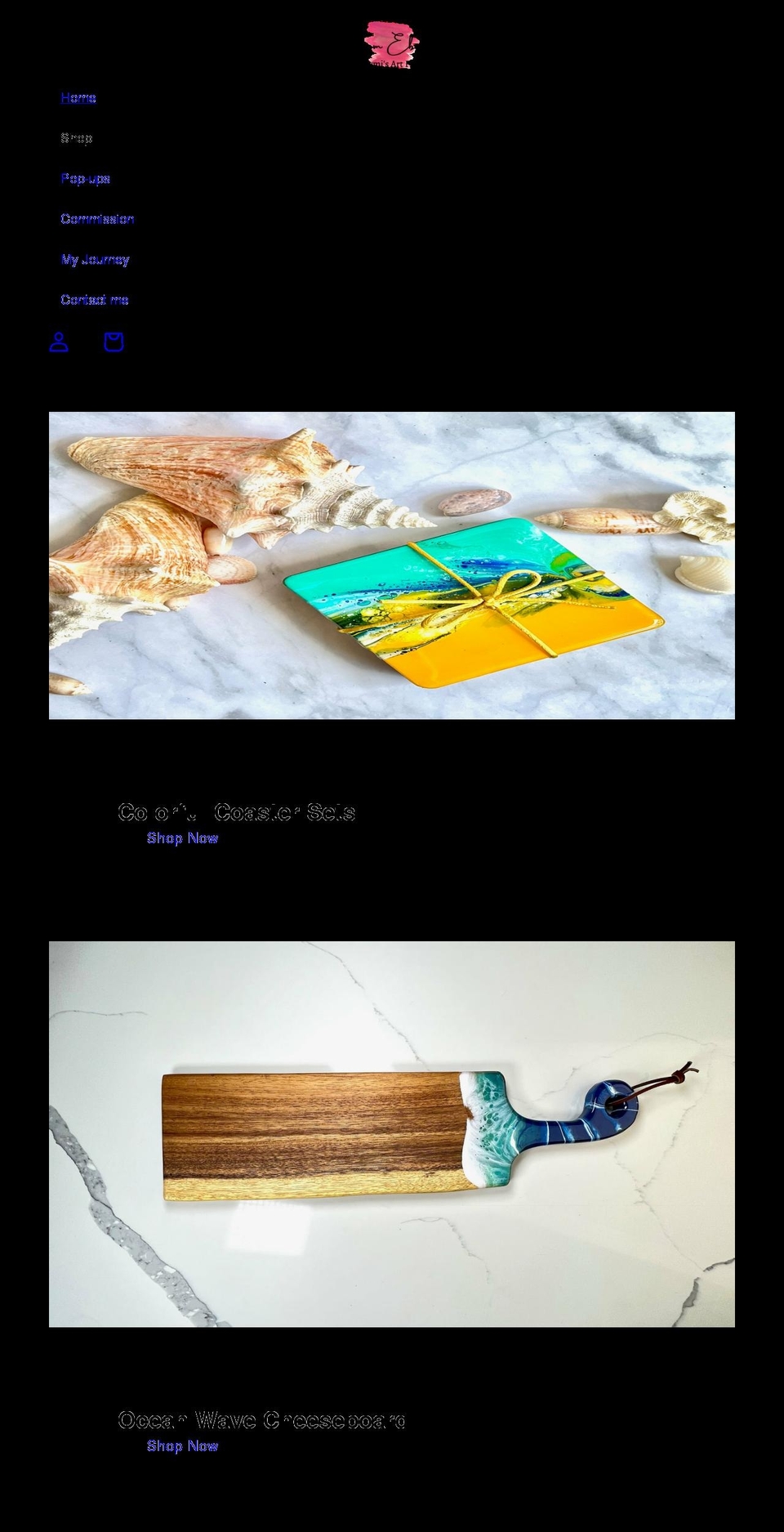 mymisartflow.com shopify website screenshot