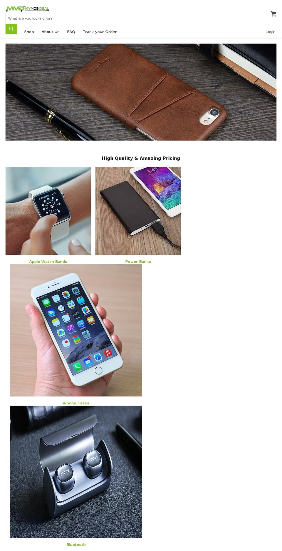 Stop Spying Shopify theme site example mymobideal.com