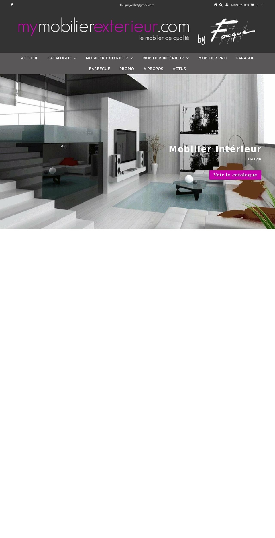 mymobilierexterieur.com — Shopify storefront screenshot