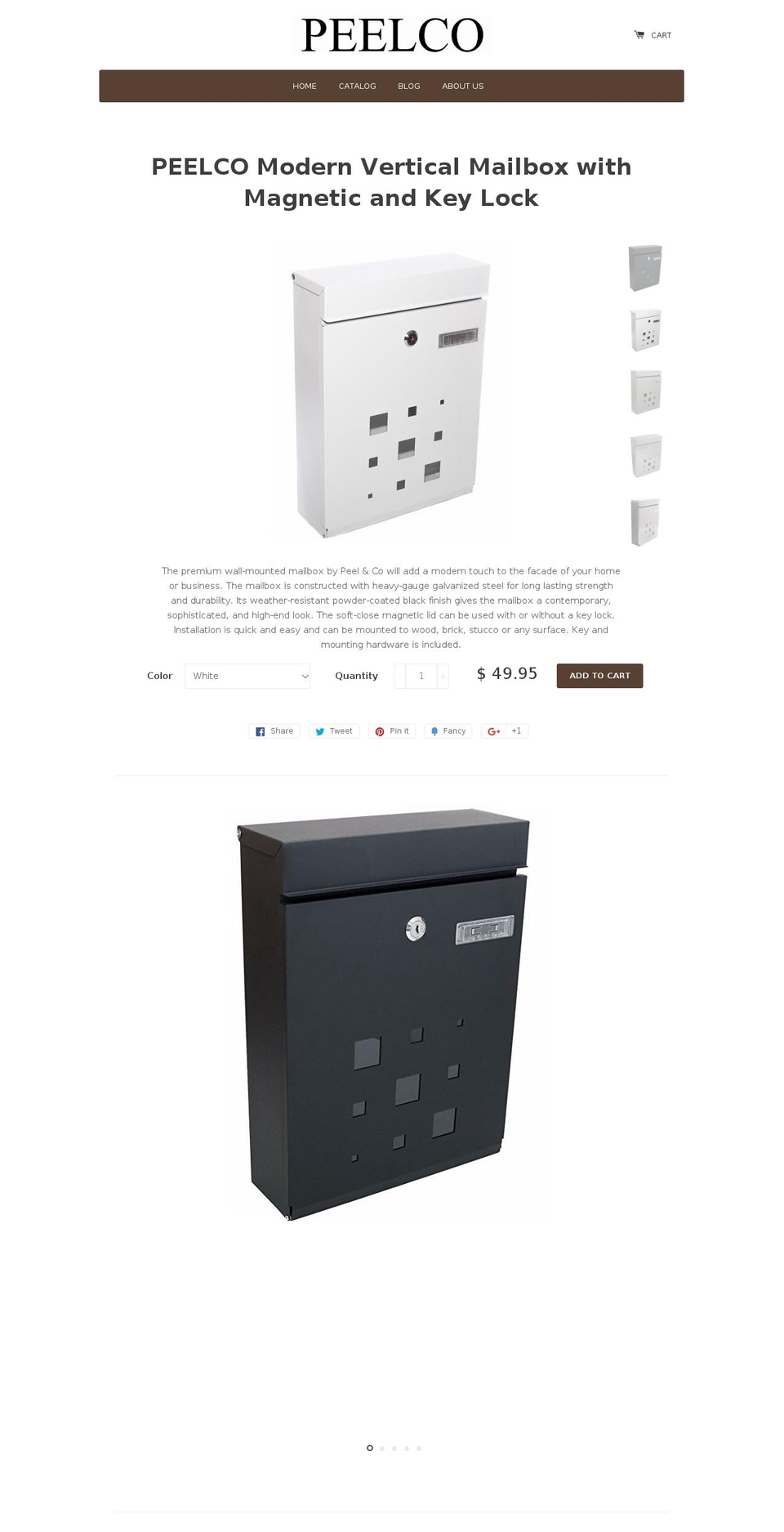 mymodernmailbox.com — Shopify storefront screenshot