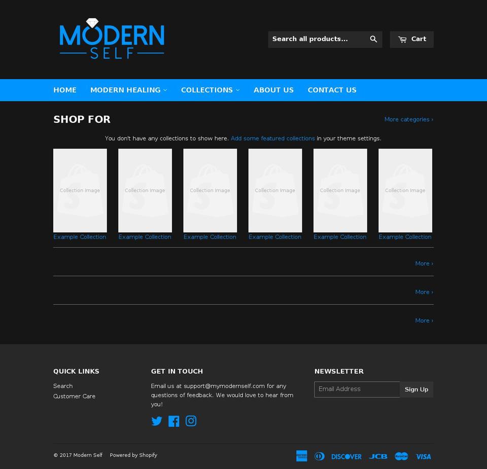 mymodernself.com shopify website screenshot