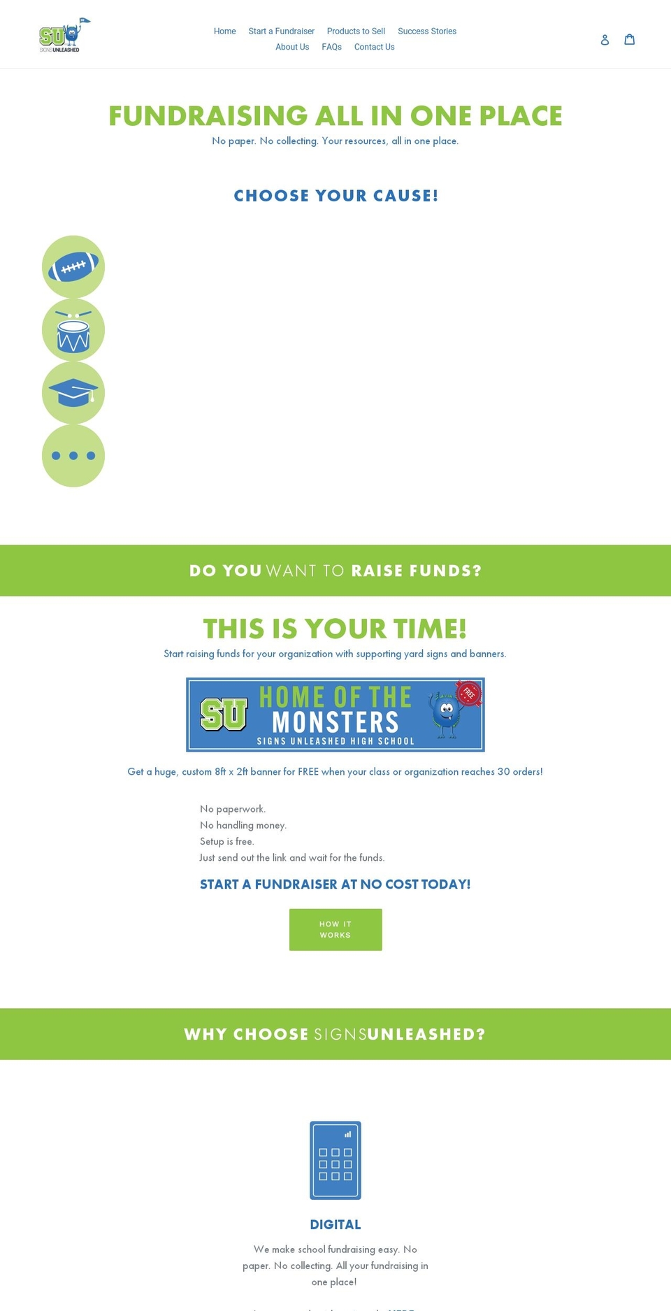 mymonsterhead.com — Shopify storefront screenshot