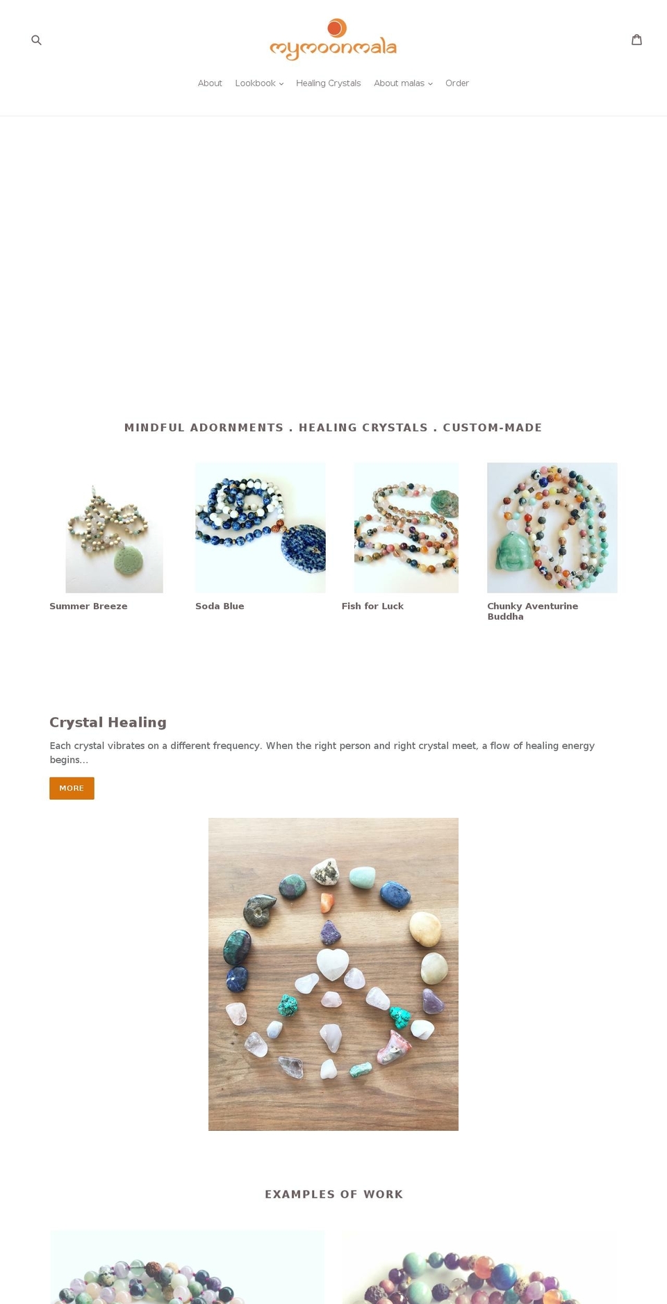 mymoonmala.com — Shopify storefront screenshot