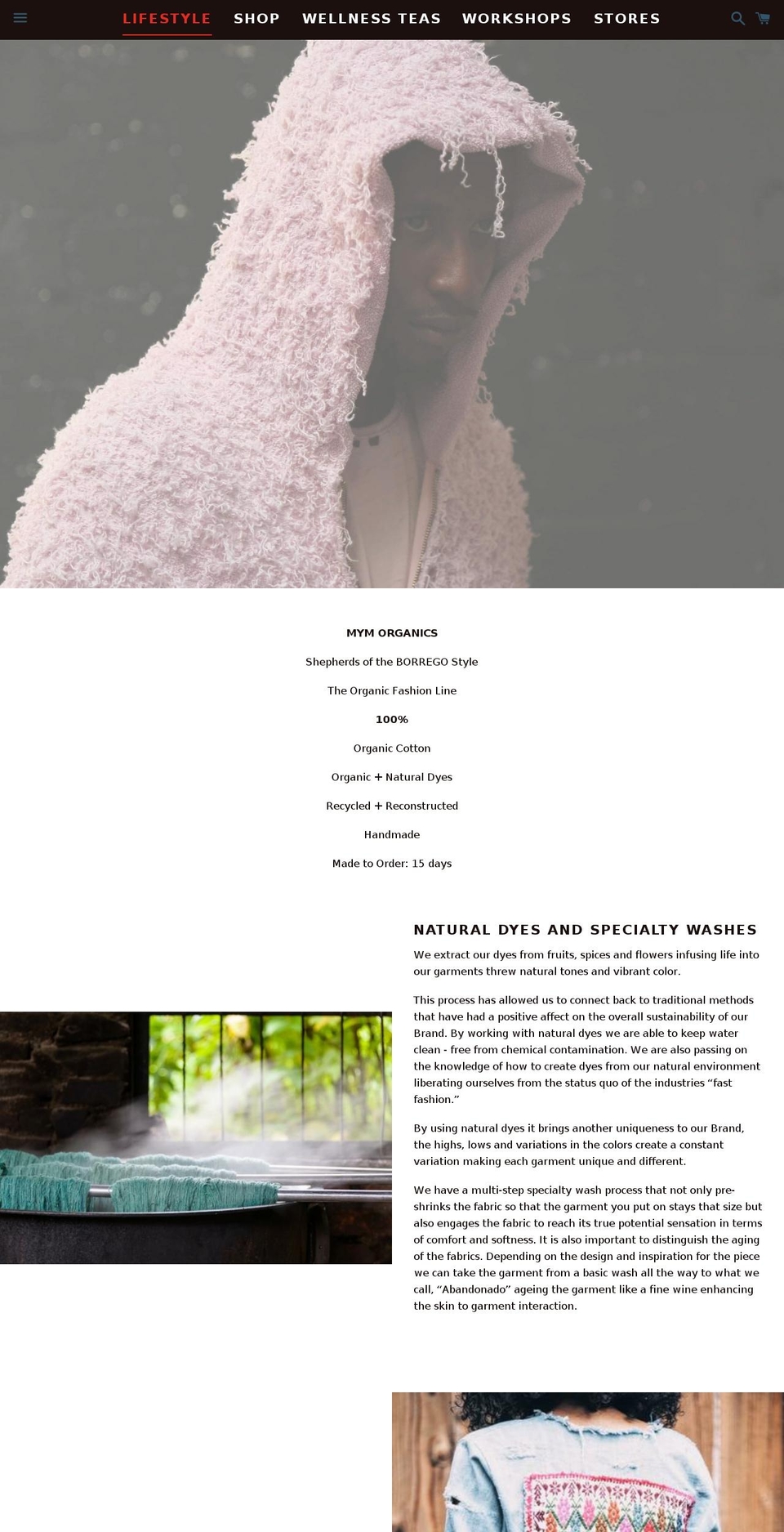 mymorganics.com shopify website screenshot