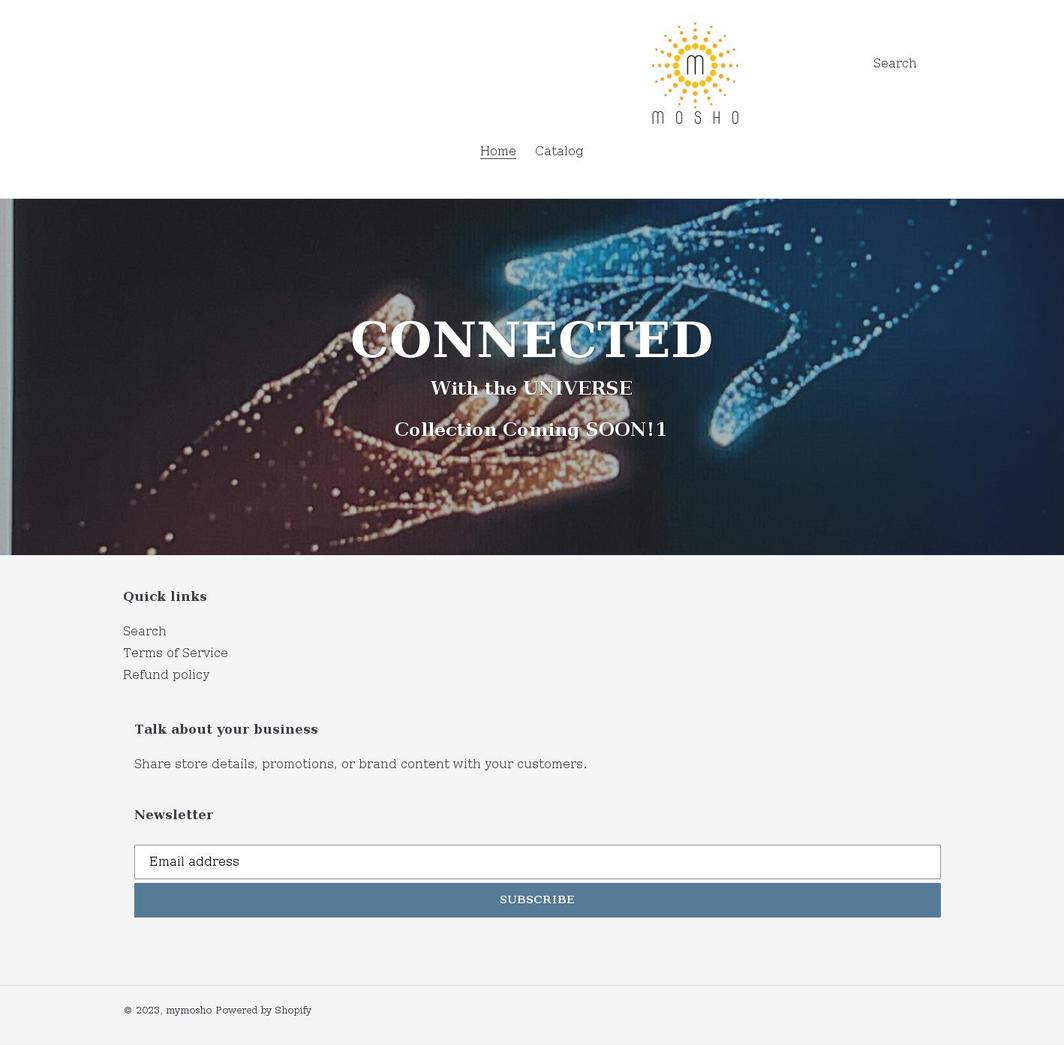 mymosho.com shopify website screenshot