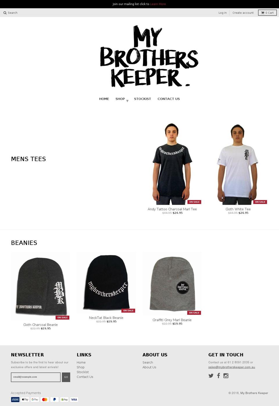 mybrothers-custom Shopify theme site example mymothersangel.com