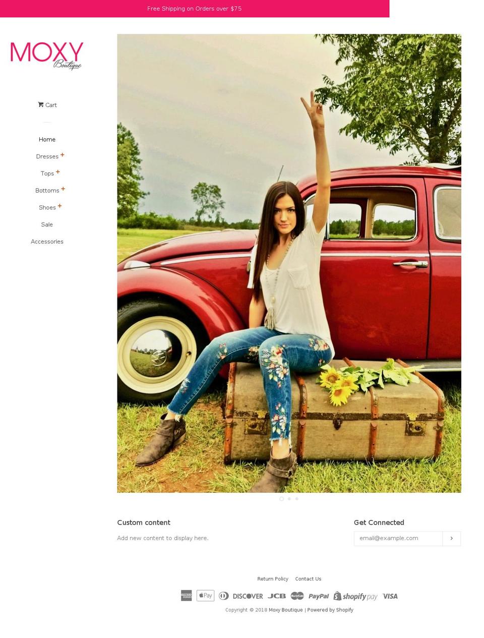 mymoxyboutique.com — Shopify storefront screenshot