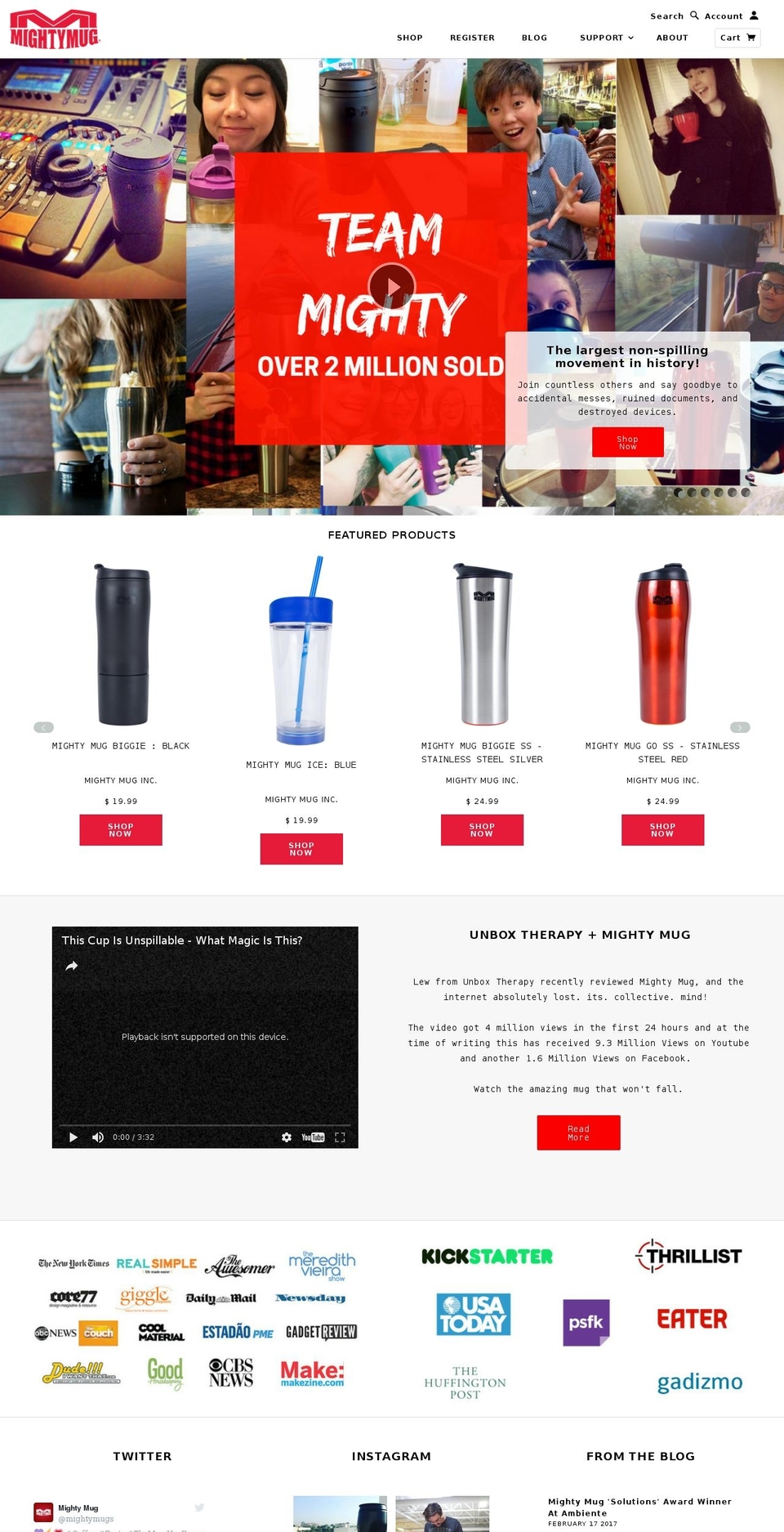 mymugs.com shopify website screenshot