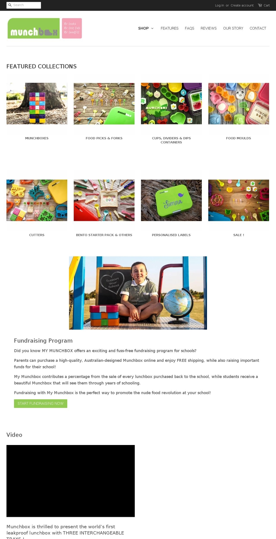mymunchbox.com.au shopify website screenshot