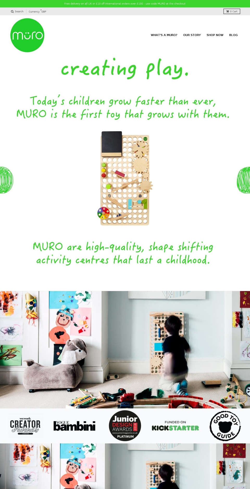 mymuro.com shopify website screenshot