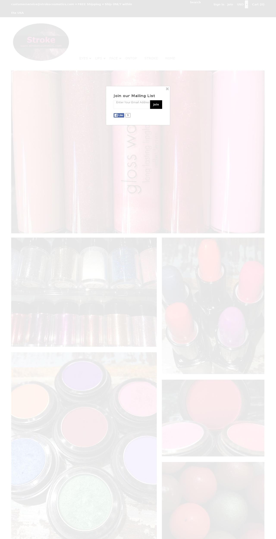mymusemakeup.com shopify website screenshot