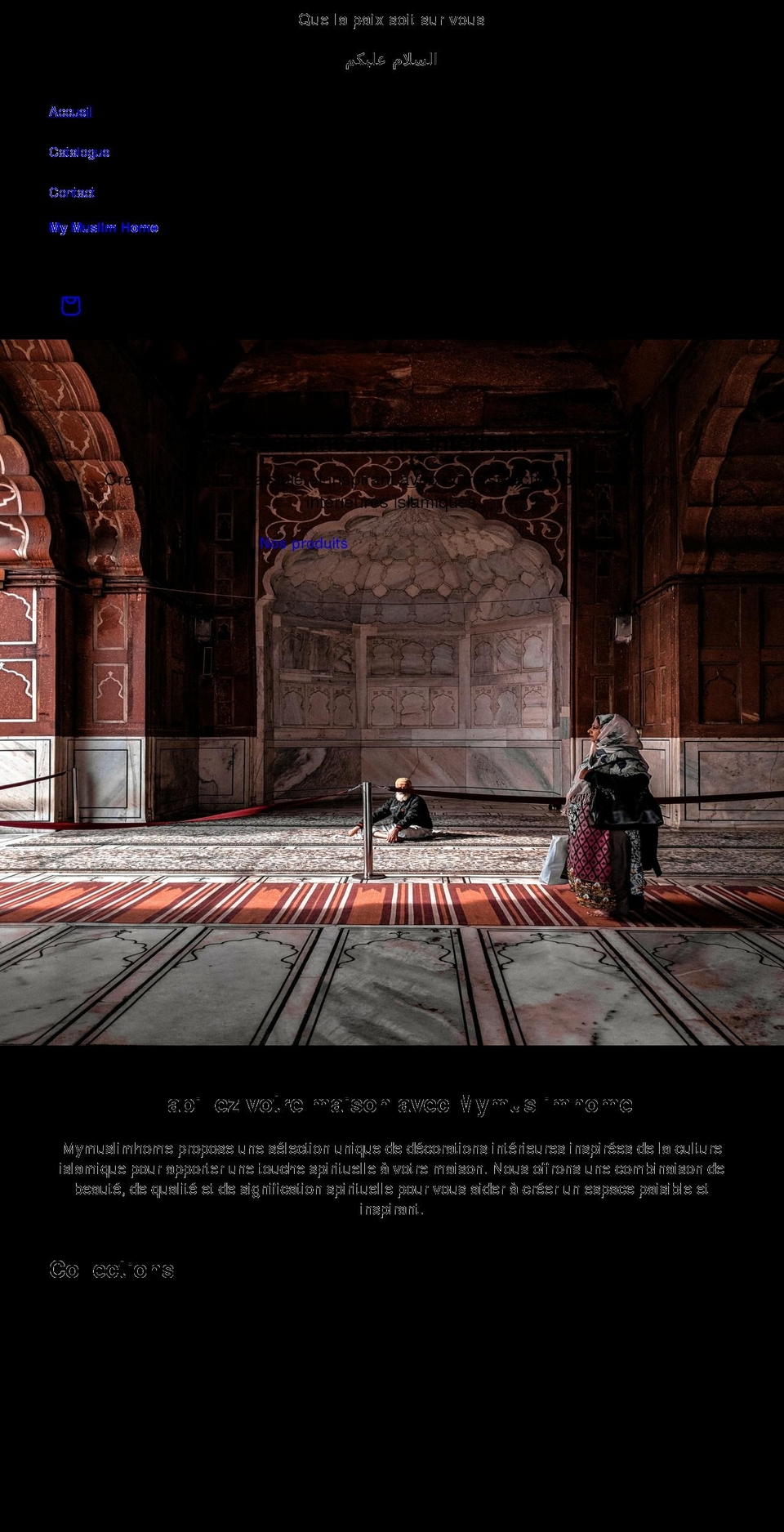 mymuslimhome.com shopify website screenshot