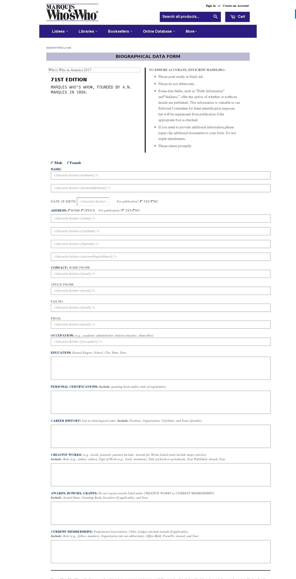 mymwwbio.com shopify website screenshot