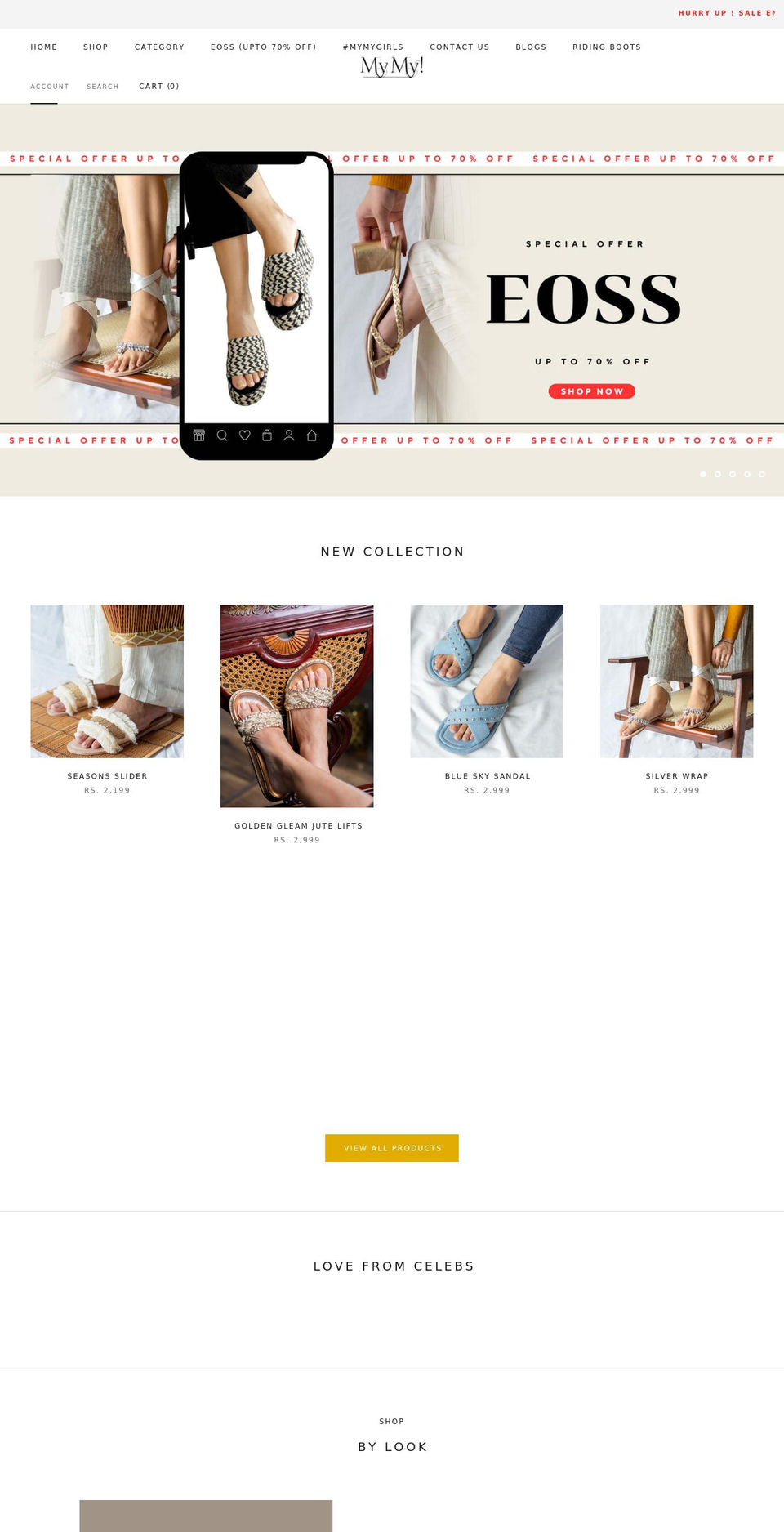 mymy.co.in shopify website screenshot