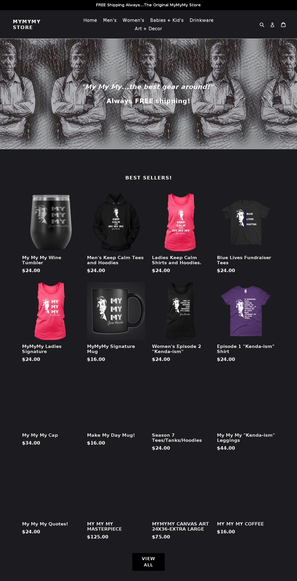 mymymystore.com shopify website screenshot