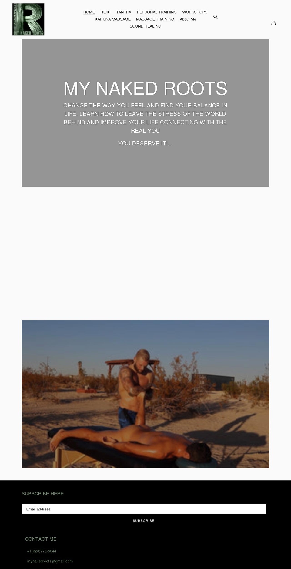 mynakedroots.com shopify website screenshot