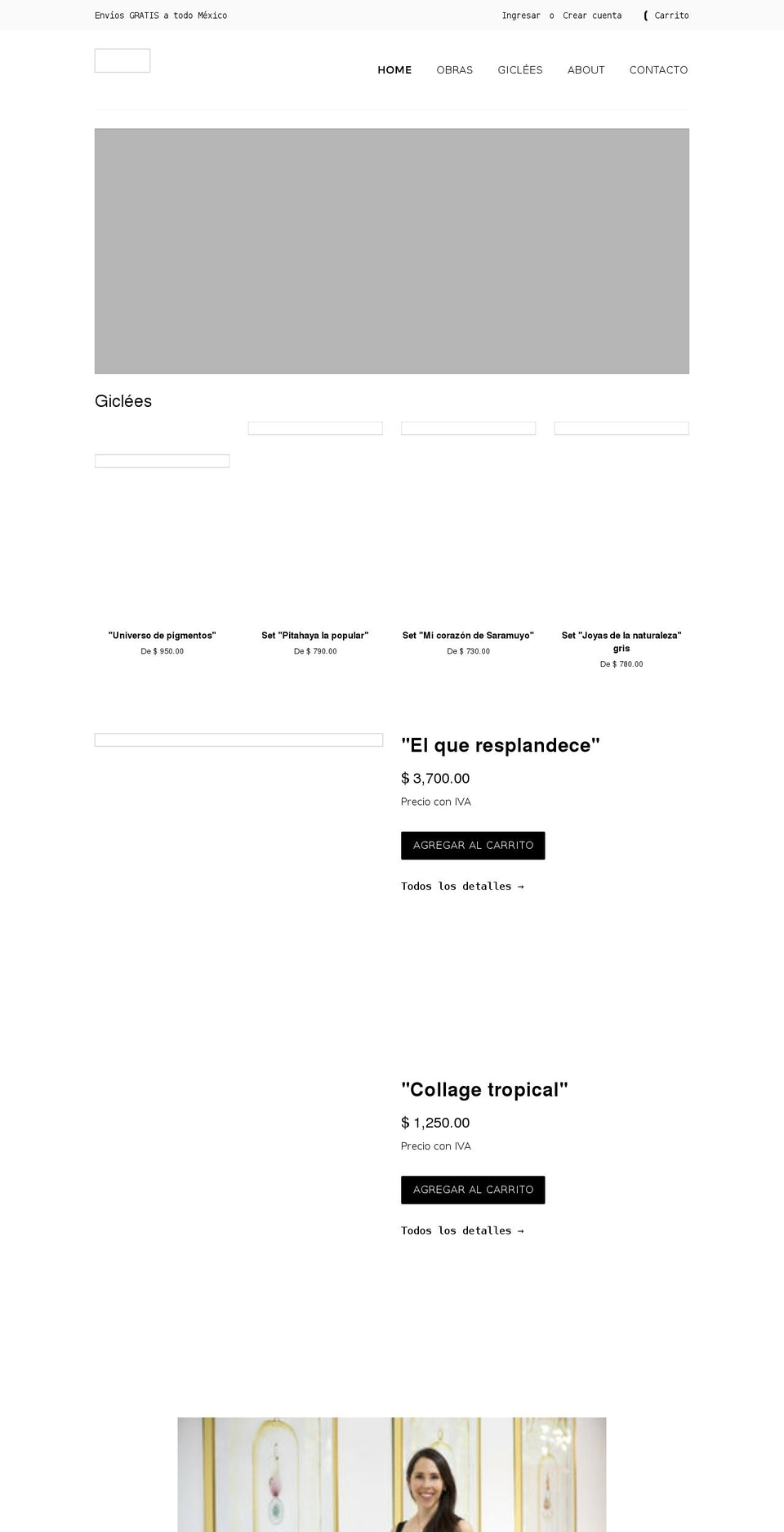 mynameiscreel.com — Shopify storefront screenshot