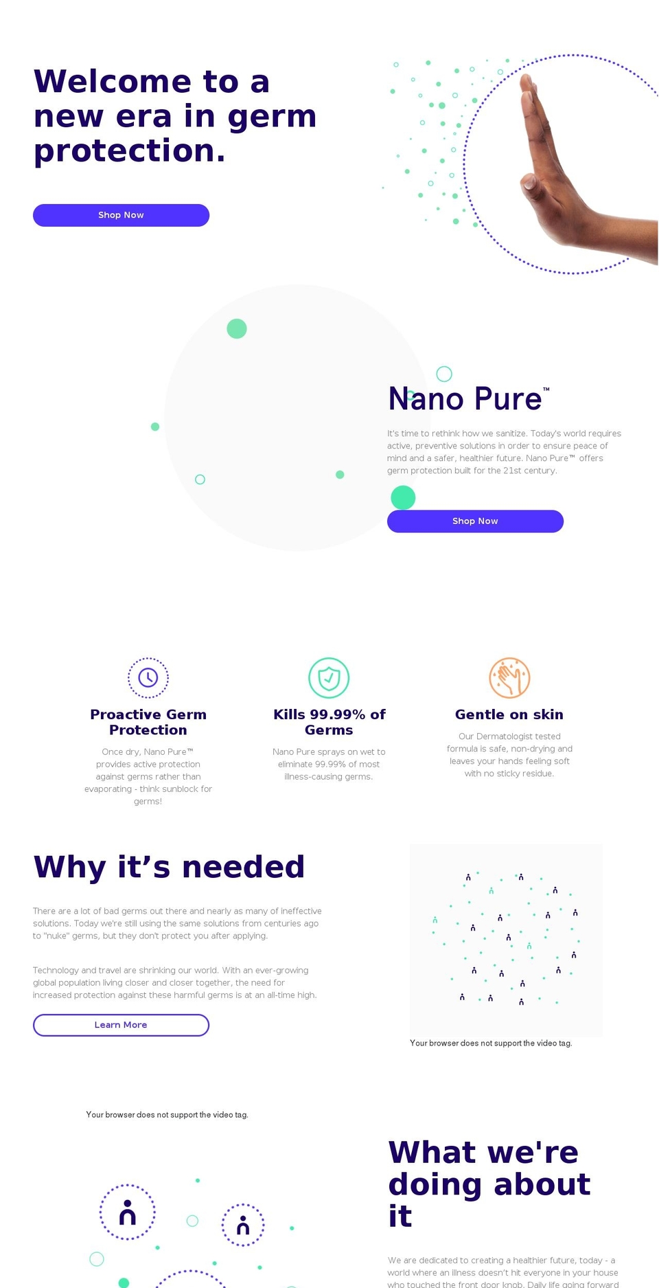 mynano.com shopify website screenshot