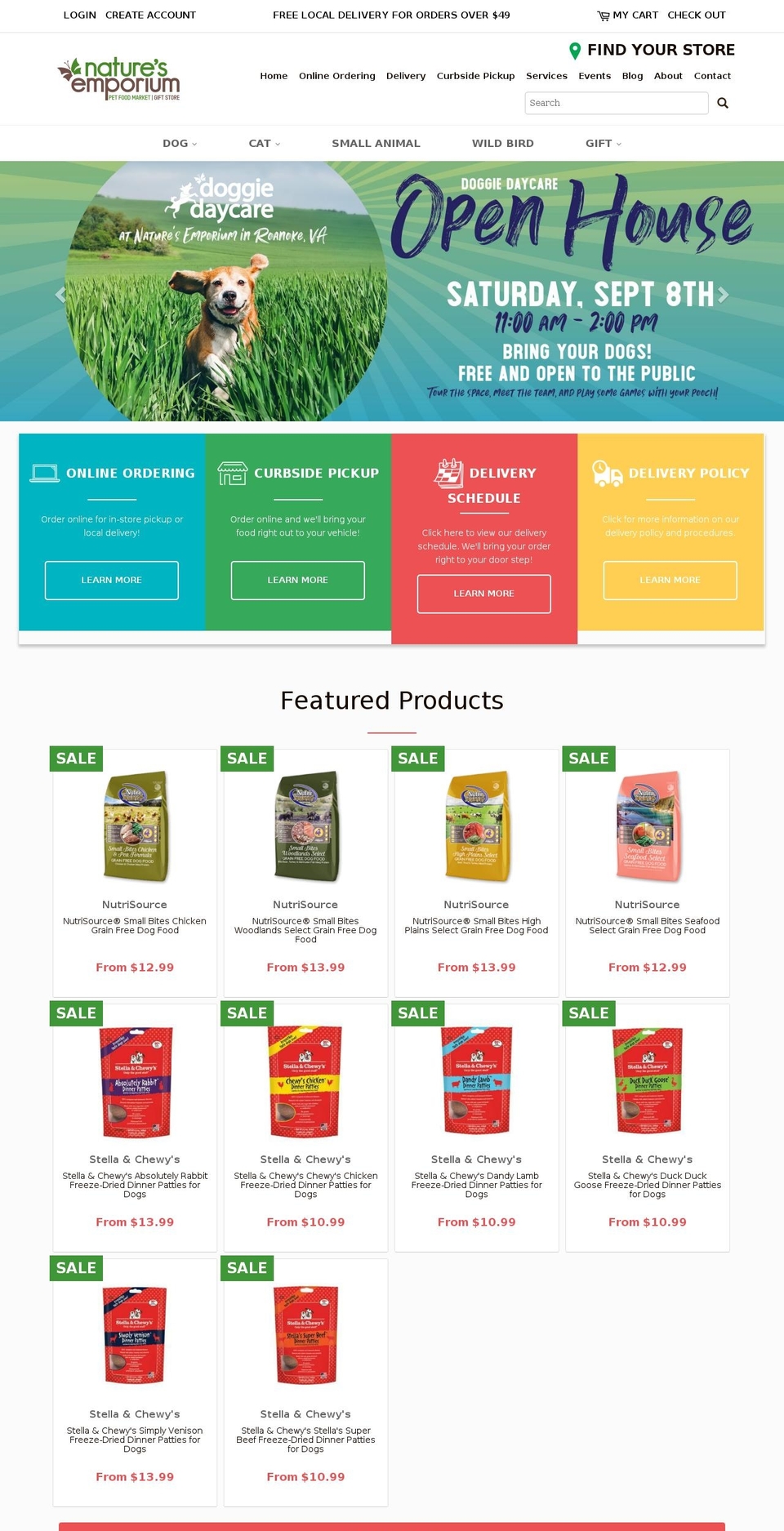 mynaturesemporium.com shopify website screenshot