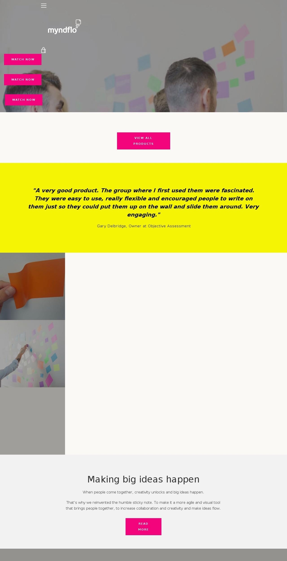 myndflo.com shopify website screenshot