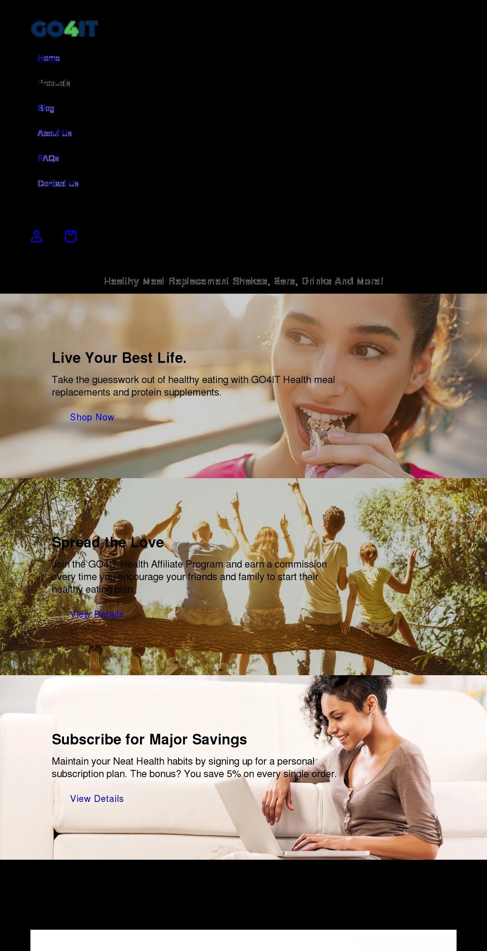 myneatnutrition.com — Shopify storefront screenshot