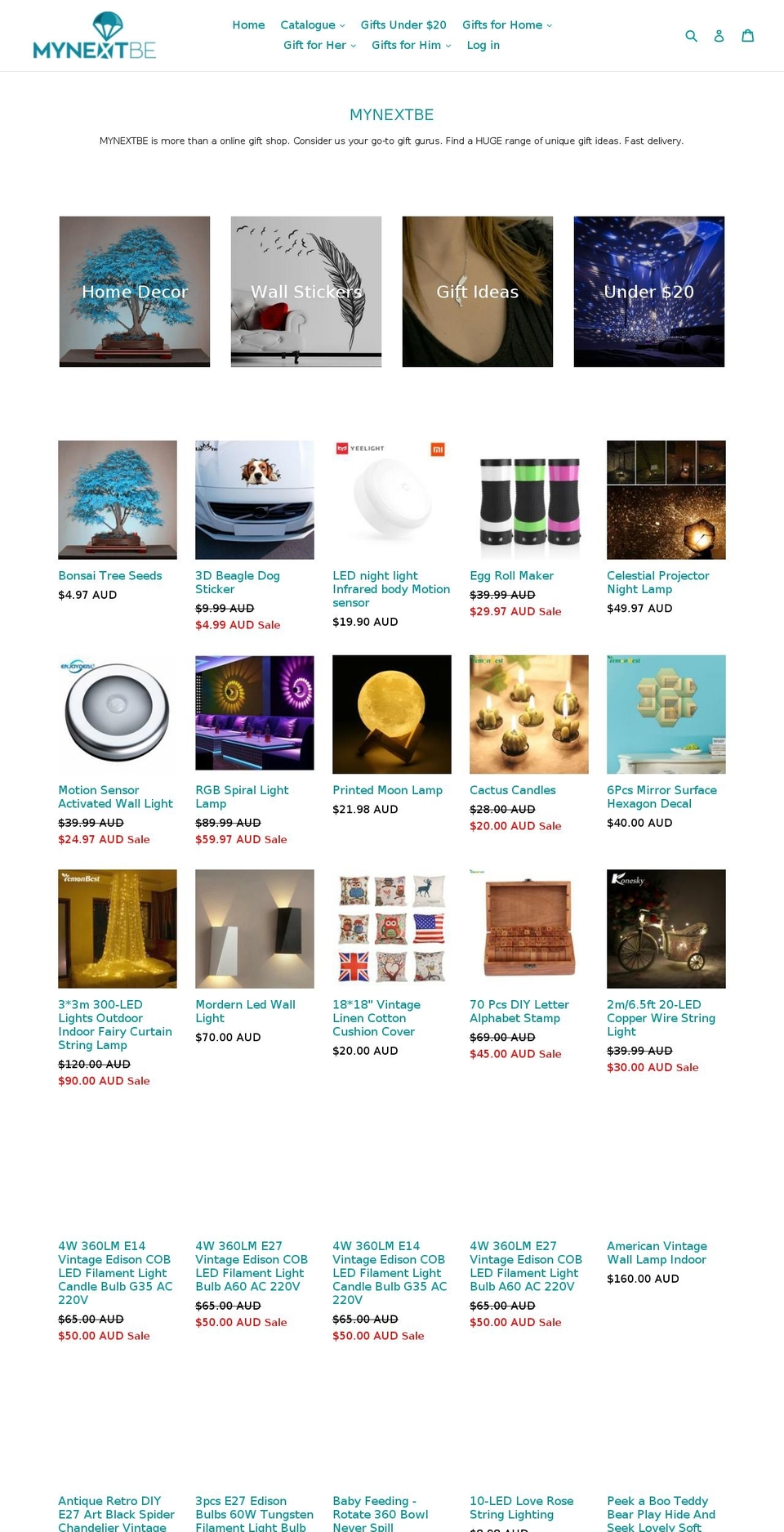 mynextbe.com shopify website screenshot