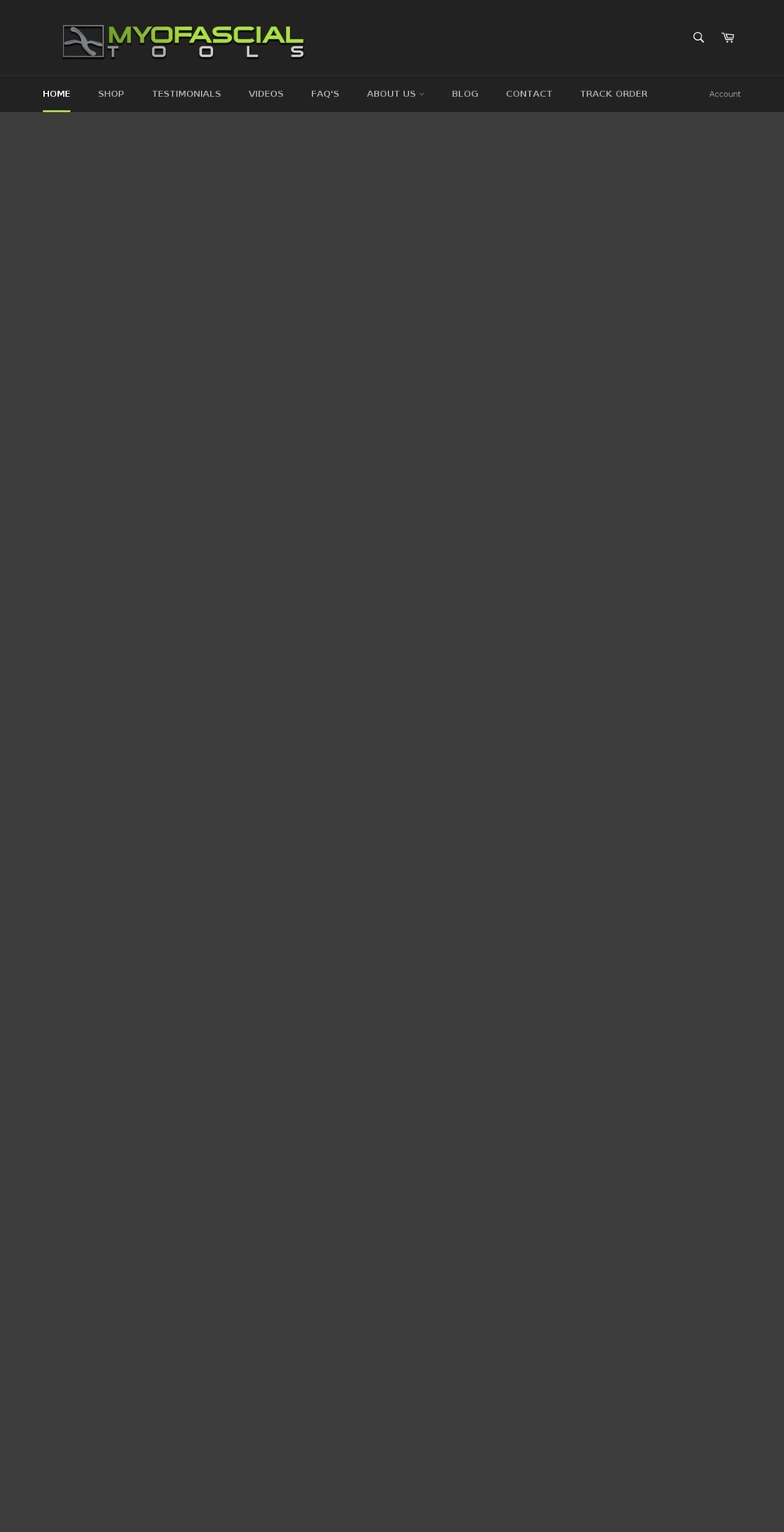 myofascialtools.com — Shopify storefront screenshot