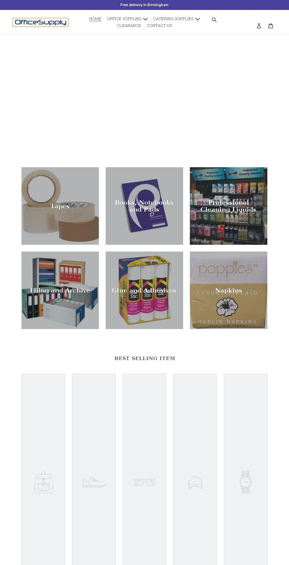 myofficesupply.co.uk shopify website screenshot