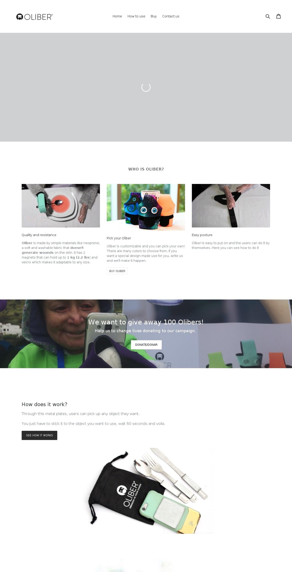 myoliber.com — Shopify storefront screenshot