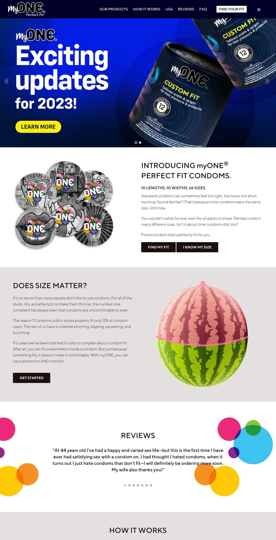 myonecondoms.co.uk shopify website screenshot
