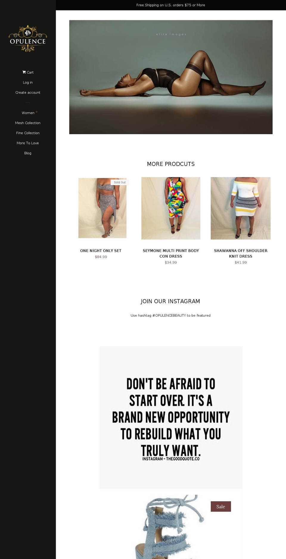 myopulence.net shopify website screenshot