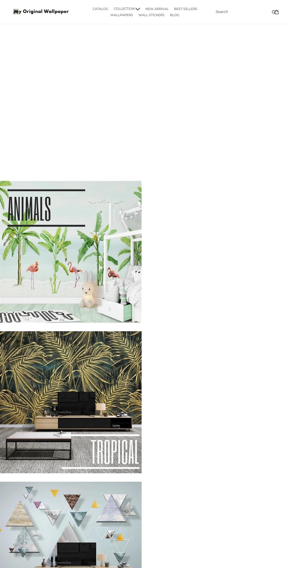 myoriginalwallpaper.com shopify website screenshot